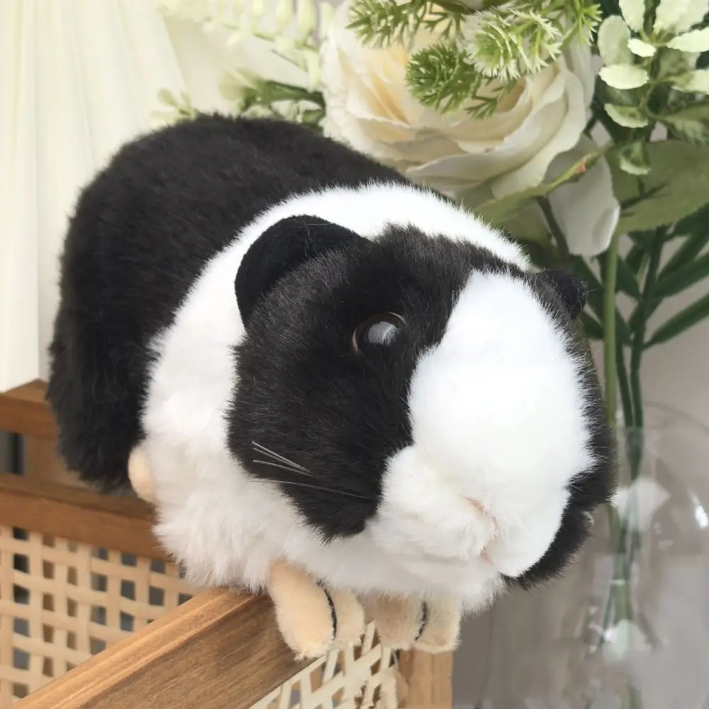 ตุ๊กตาหนูตะเภา ตุ๊กตาหนูแฮมสเตอร์ ของขวัญคริสต์มาส ตุ๊กตานุ่มนิ่ม ขนาด 18 ซม. ของตกแต่งห้อง