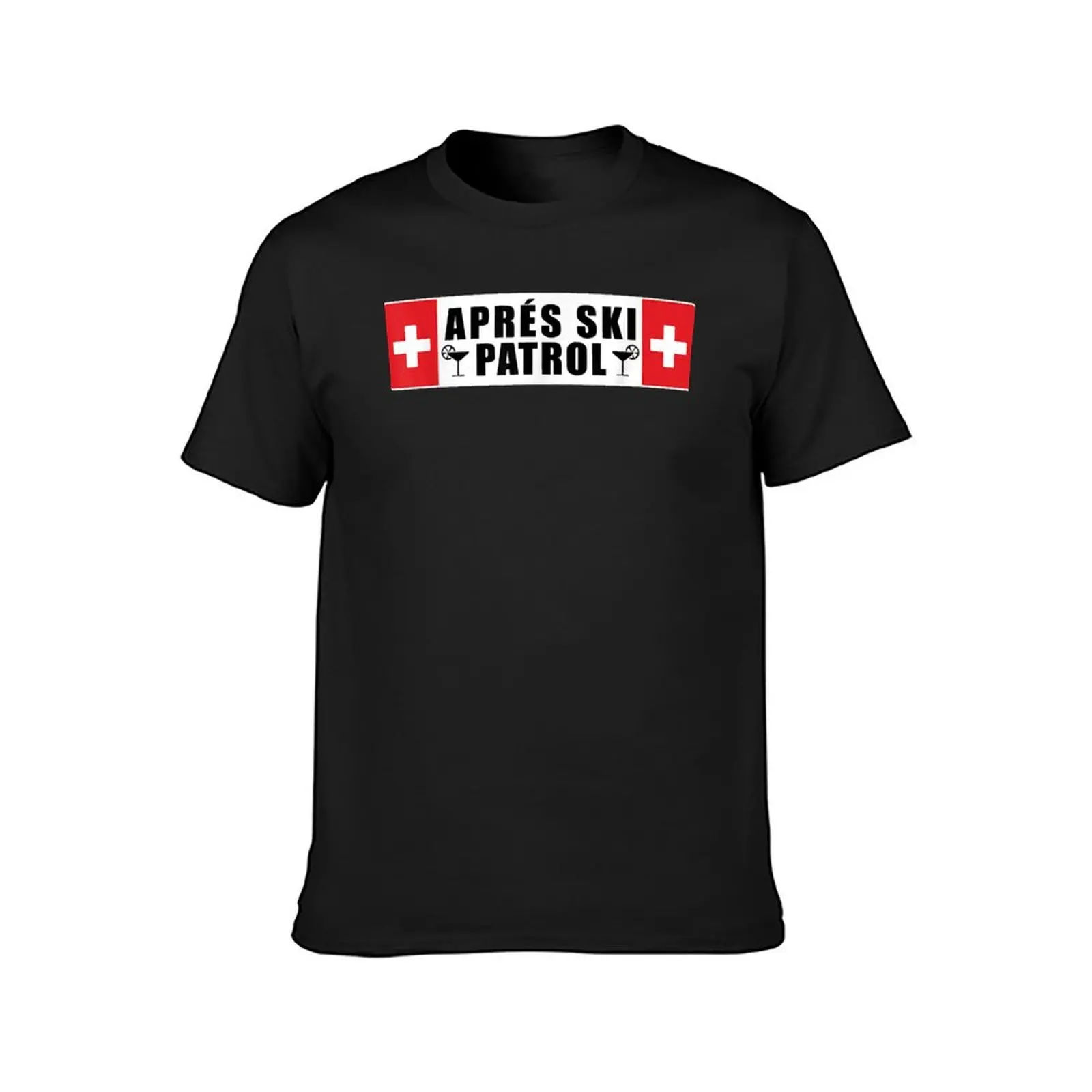 Skiing Apres Ski Patrol Skier Winter Sports T-Shirt sports fans oversizeds new edition heavy weight t shirts for men