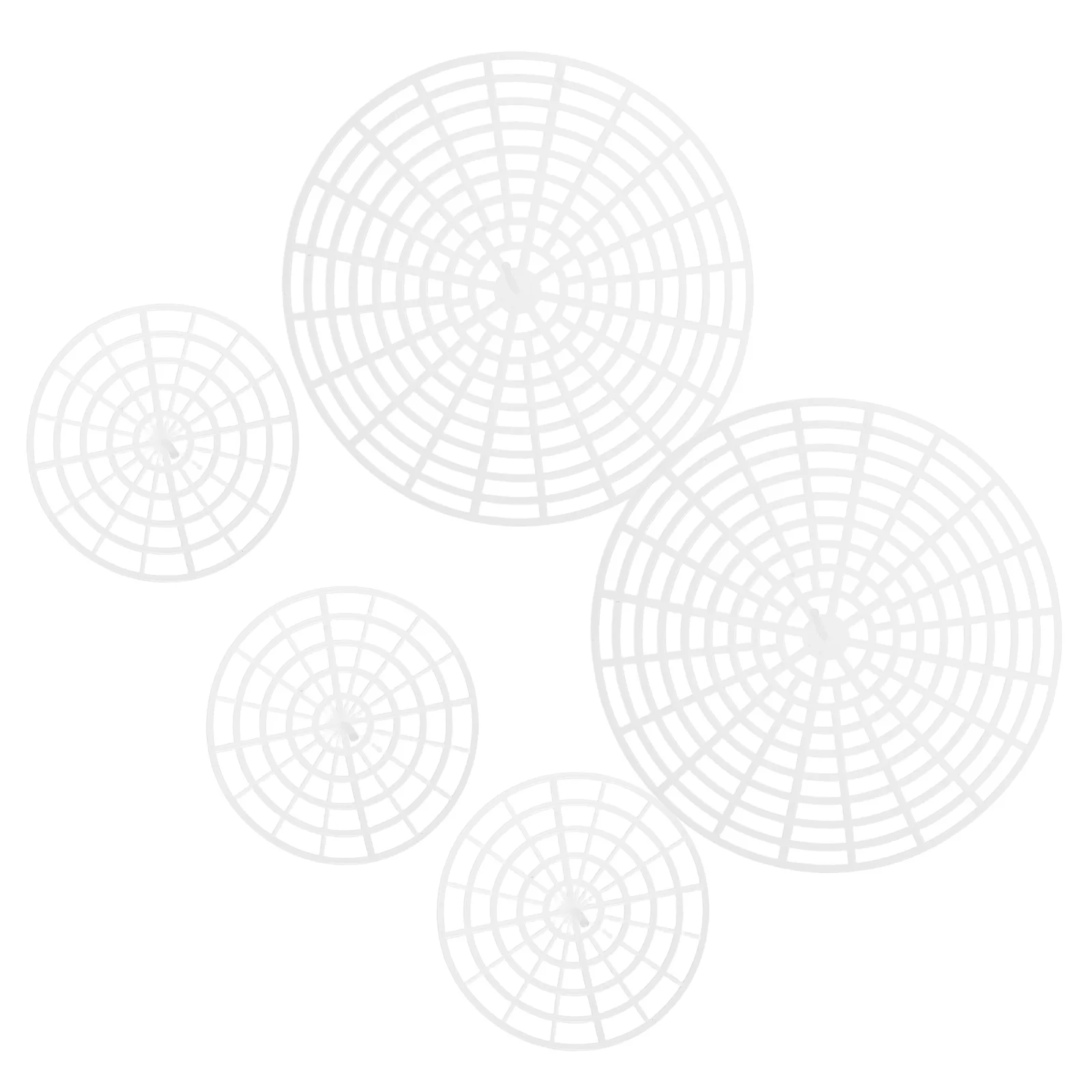 5Pcs Fermenting Mesh Presser Helper Plastic Fermentation Plate for Stable Process Pickled Vegetables Press Pickle Jar Presser