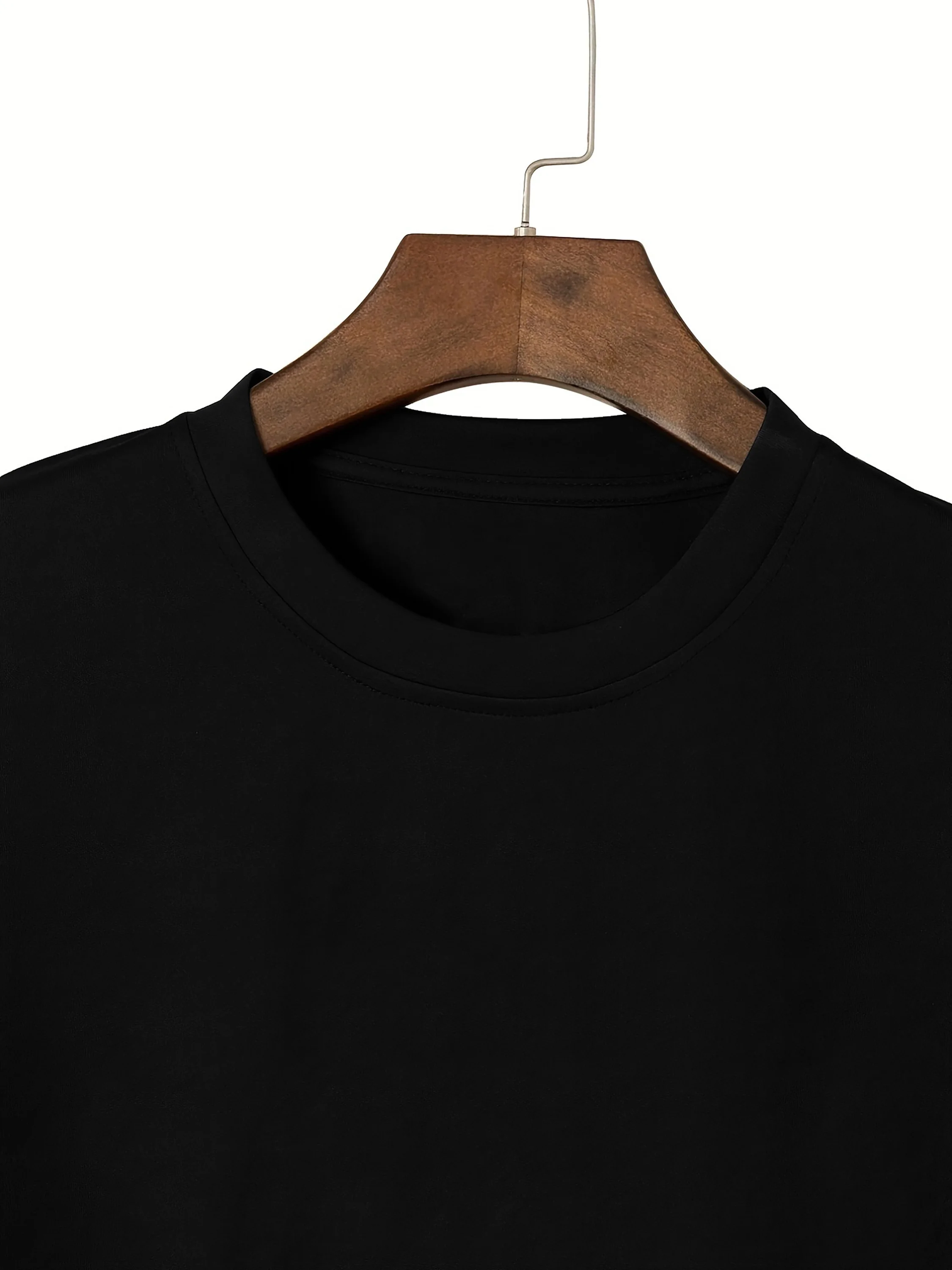 Plus Size Mr Bowie Crew Neck Tee - Breathable, Versatile, Short Sleeve T-Shirt for Summer Wear, Comfortable