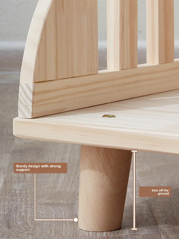 Warm Wooden Pet Bed… - image