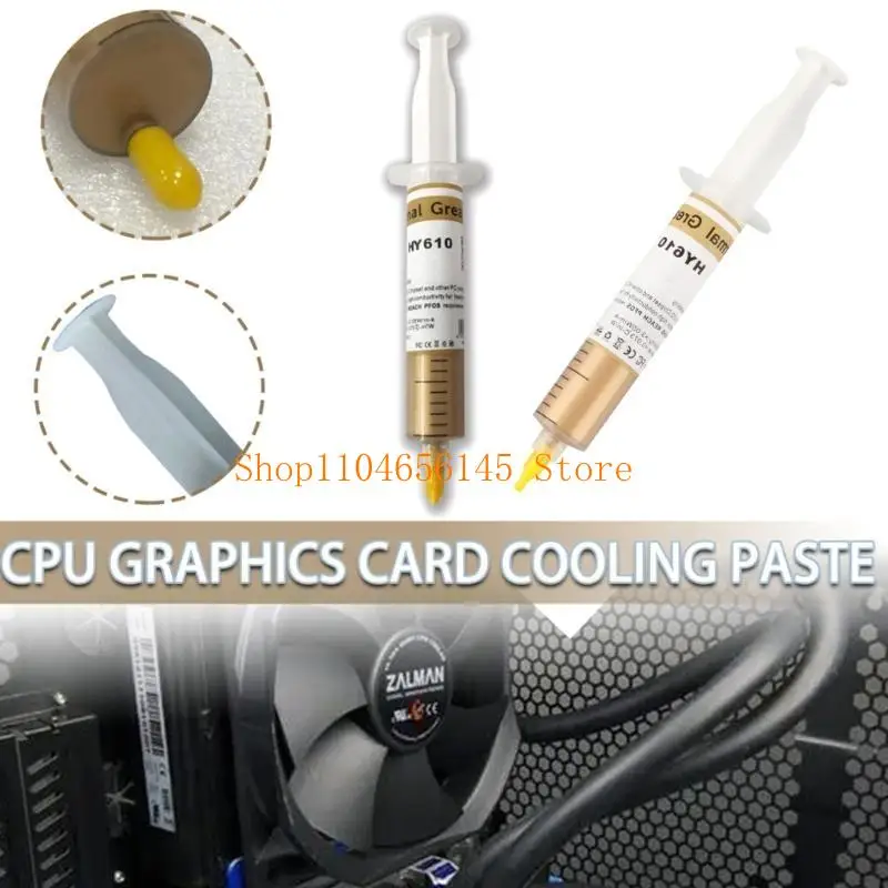 652F HY610 Thermal Conductive Grease Pastes Silicone Grease 3.05W/m-K Conductivity Thermal Compound High-performance