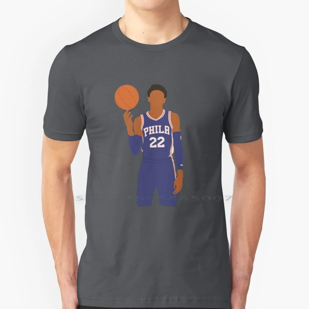 Matisse Thybulle Design 100% Cotton T Shirt Matisse Thybulle Basketball Blue Red White Philadelphia Philly Sports Tee Short