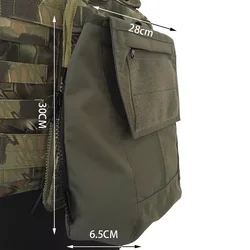 Chaleco táctico AVS/JPC2.0 multifunción con bolsillos traseros