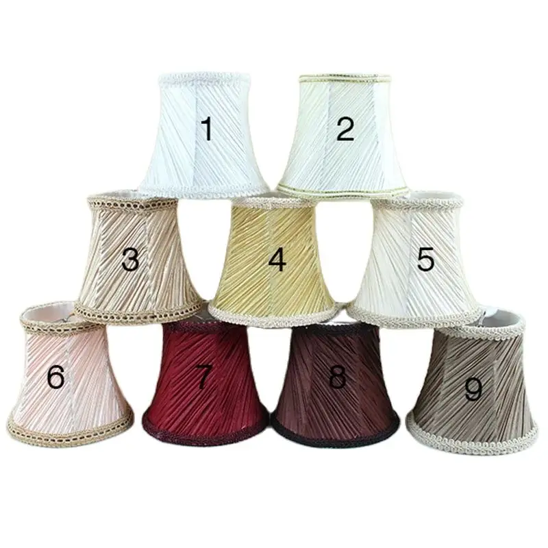 

Mini Chandelier Lamp Covers, Common Use Wall Lampshades DIY Home Decoration, Clip on