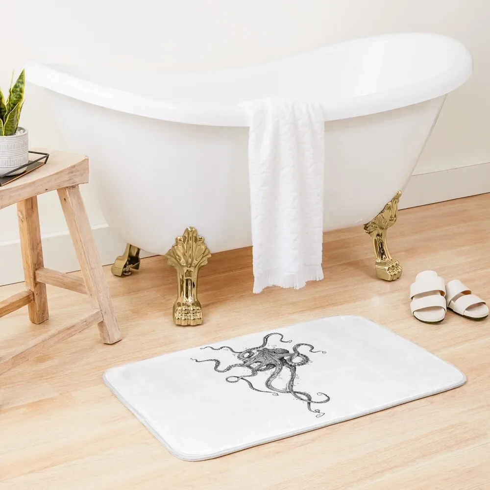 

Octopus Bath Mat Bathroom Floor Rug Foot Mat