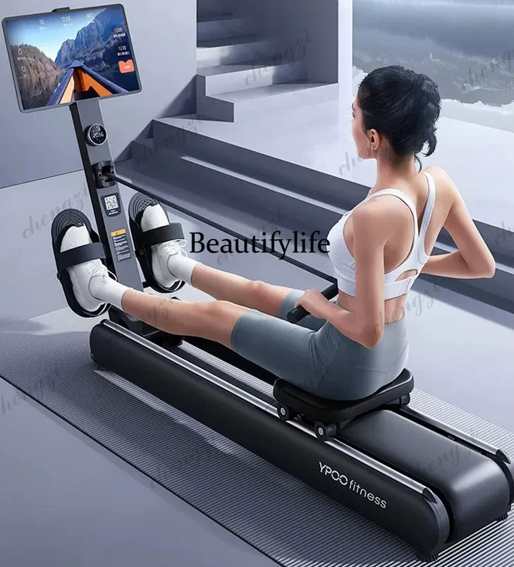 Rowing machine household fitness self-generation intelligent reluctance indoor dragon boat muscle exercise training equipment