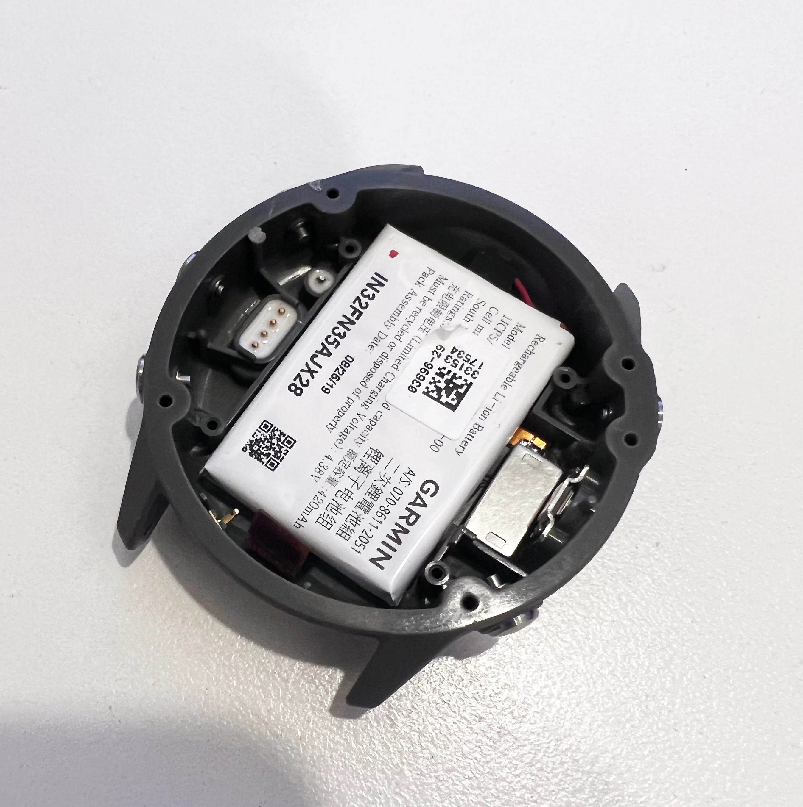 For Back Cover Case Garmin fenix 6x pro Solar Sapphire Fenix6xpro Shell GPS stopwatch 361-00126-00 Repair replacement Parts