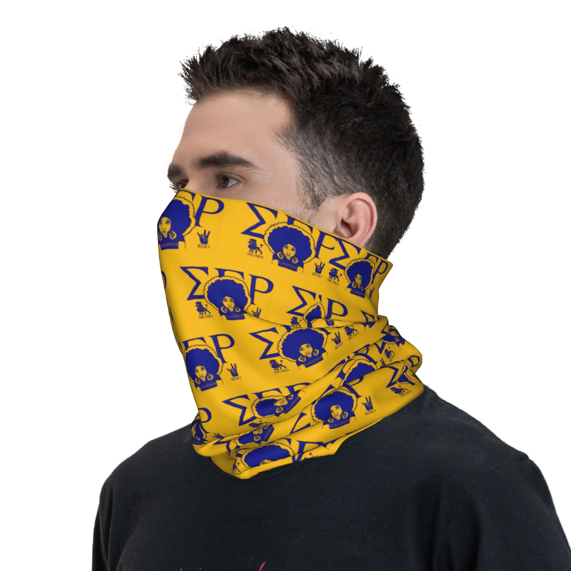 Sigma Gamma Rho Bandana cuello polaina protección UV cara bufanda cubierta mujeres hombres afroamericano hermandad sombreros tubo pasamontañas