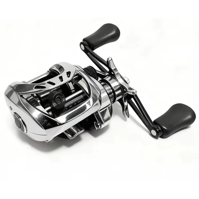 Bait fishing wheel, with DC electronic brake, maximum resistance of 6 kg, anti-burning wire,