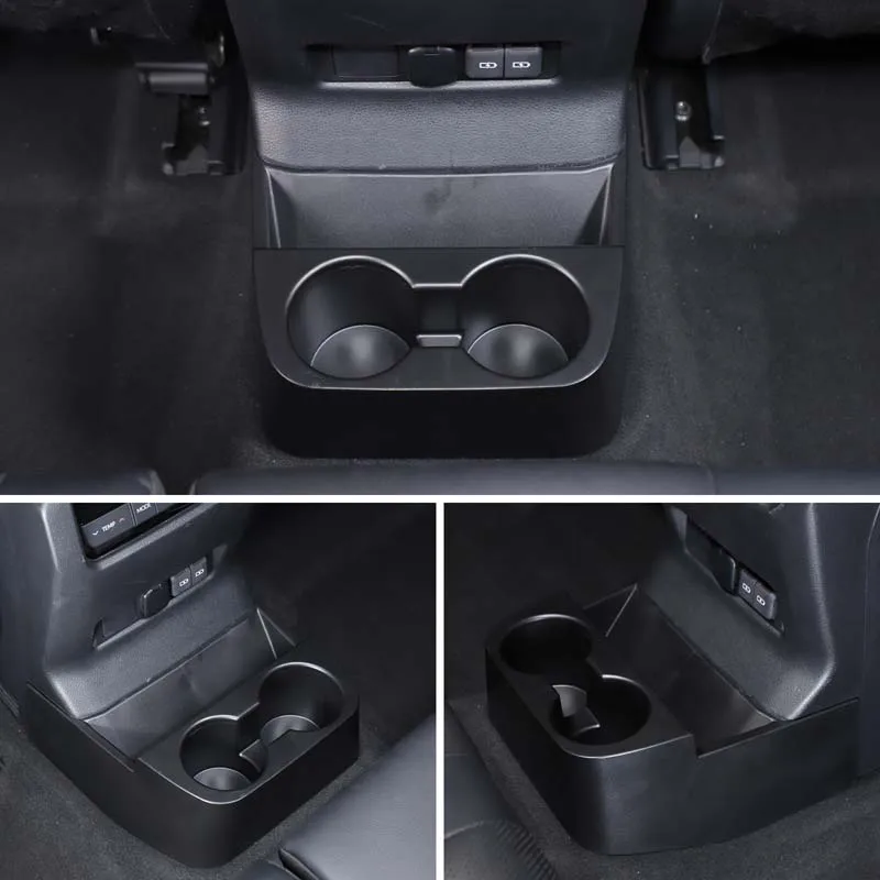 For Toyota Prado/J250 2024+ rear drainage cup storage box Water cup accessories under the second discharge air outlet ABS 1pcs
