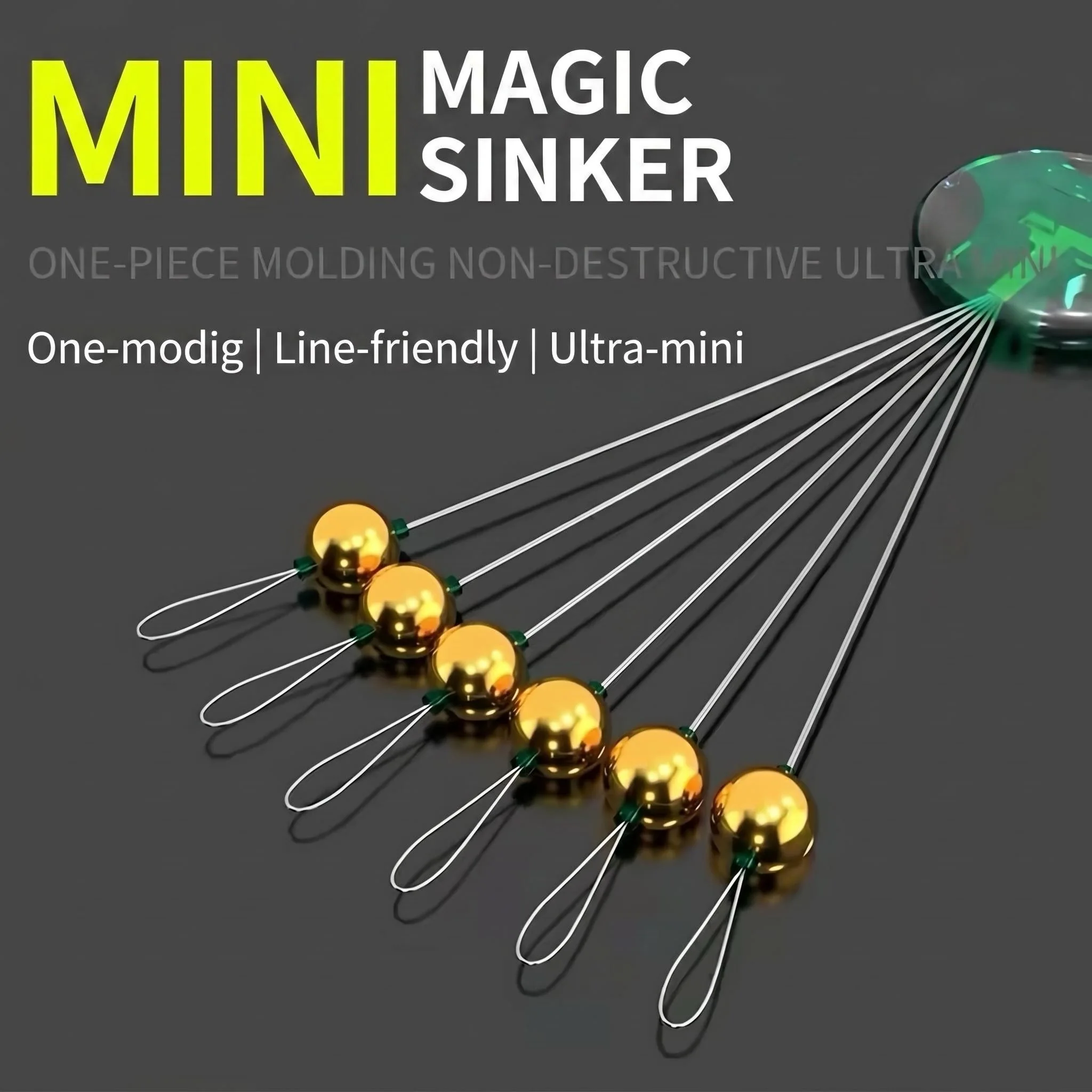 Sub-line with Lead and Copper Counterweight, No Need to Adjust Float, Traditional Fishing with Seven-Star Float, Explosion-Proof