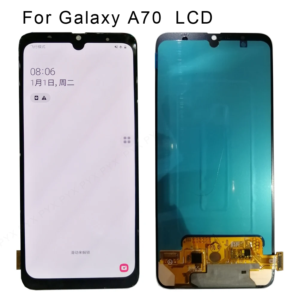 AMOLED Display For Samsung Galaxy A70 2019 A705 A705F SM-A705F A705DS LCD Display Touch Screen Digitizer Assembly Replacement