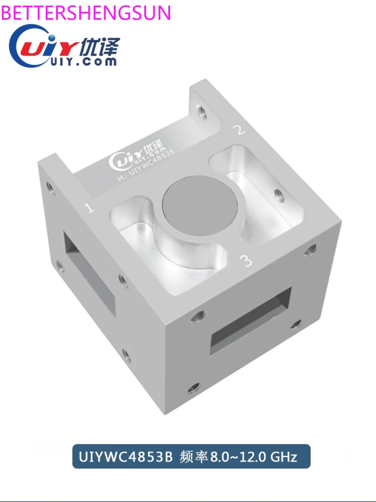 

Waveguide Circulator X-band 8.0~12.4GHz RF Microwave circulator WR90(BJ100) can be selected