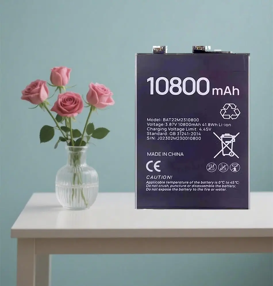 

10800 мАч, хорошая низкотемпературная сменная батарея премиум-класса для мобильного телефона для смартфона Doogee S110, BAT22M2310800