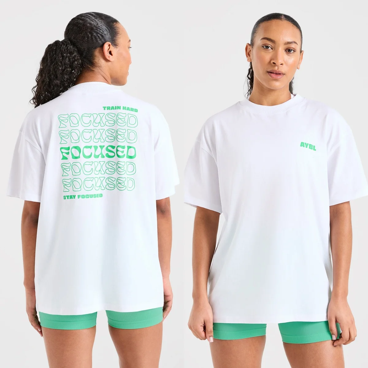 Klassisches Weißes Sportclub Oversized GYM Fitness Sport Marken-Grafik-T-Shirt aus Baumwolle für Herren und Damen, Lockeres Workout-Oberteil – Detail 14