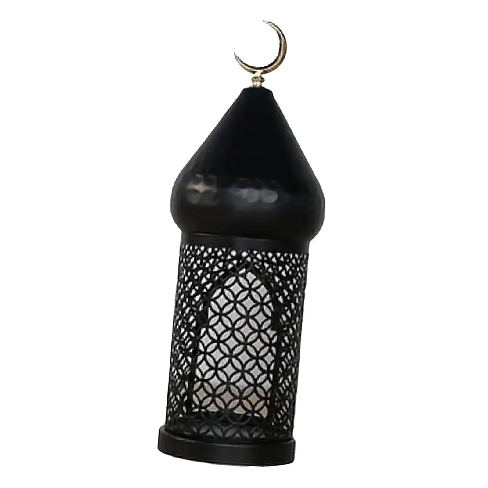 Carved Lantern Light Mini LED Wind Lamp for Tabletop Holiday Decor