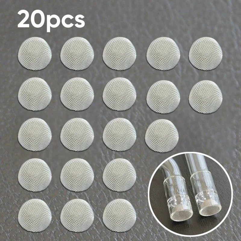 Set Gauze Filters Stems Straight Tube Washable Reusable Kit Accessories Equipment For Arizer Solo/Air 20pcs Metal