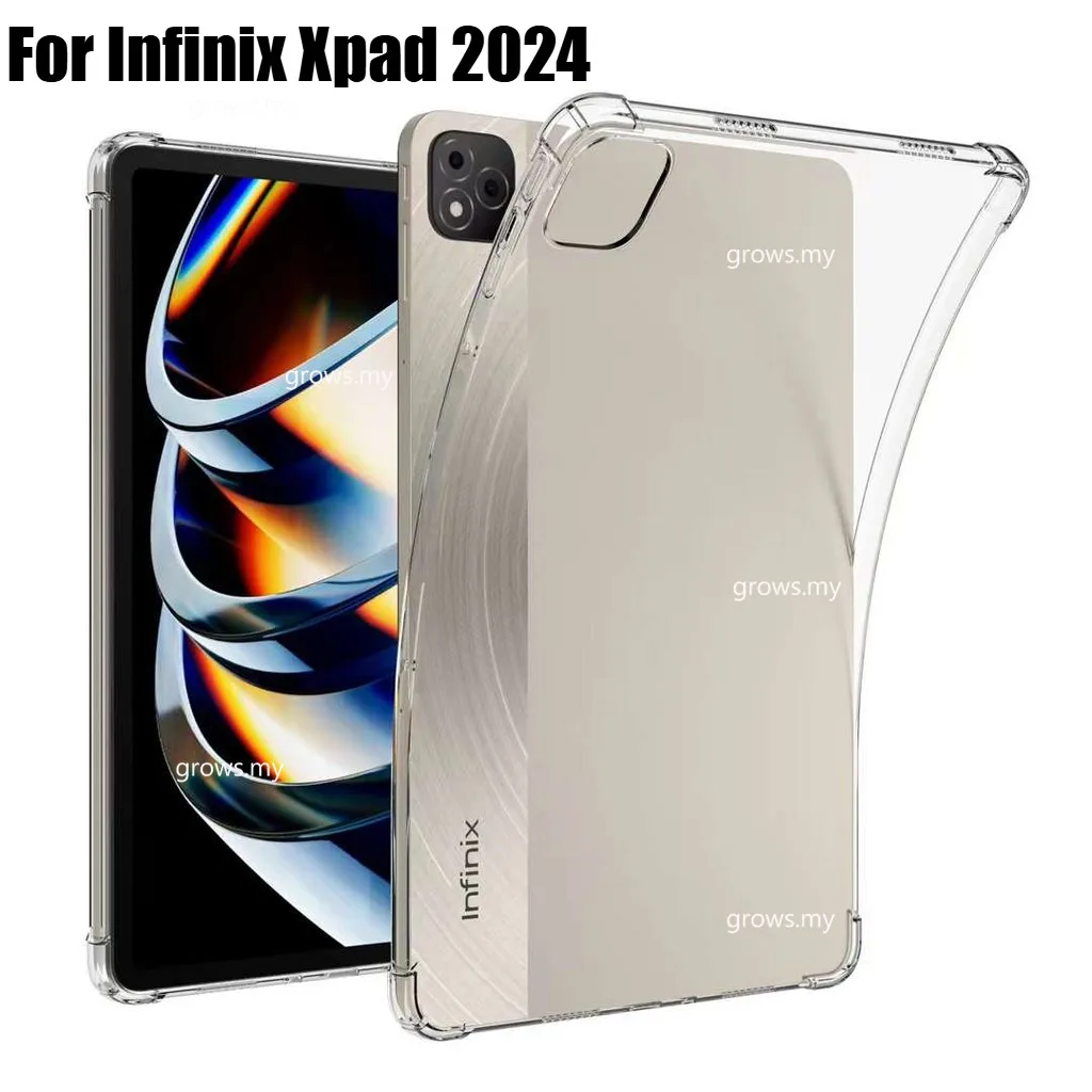 

Transparent Soft TPU Silicone Case For Infinix Xpad 11inch 2024 Case Airbag Shockproof Protector Infinix XPAD Wi-Fi/LTE 11"