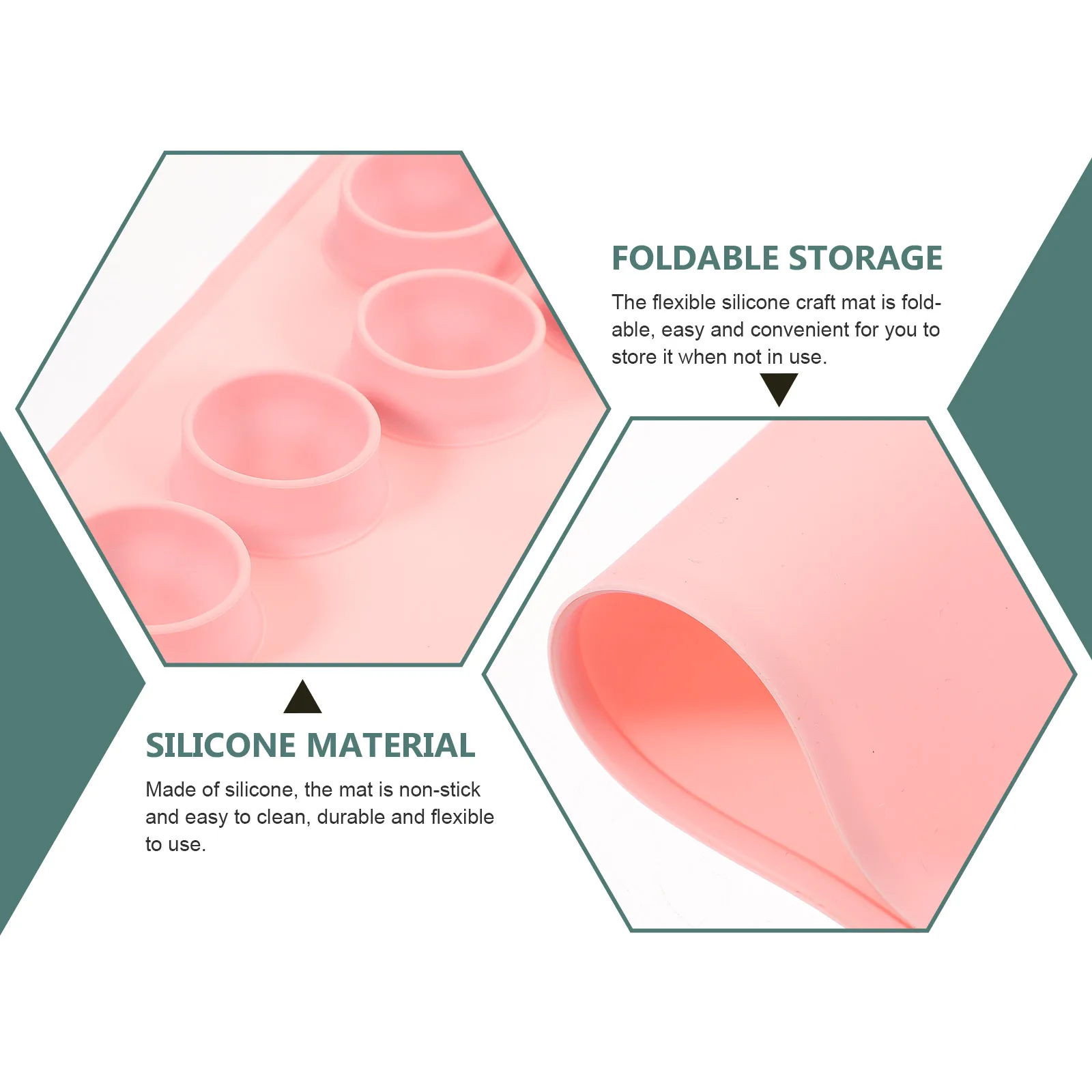 

Silicone Drawing Mat for Crafts Jewelry Kids Paint Silica Gel Pad Toddler Non Stick Flexible Easy Clean Durability Resin Casting