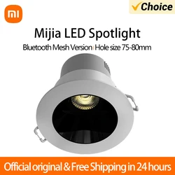 Xiaomi Mijia LED Spotlight Mesh Version Stepless Dimmable Recessed Indoor Led Ceiling Lamp Smart Home Light for Living Room