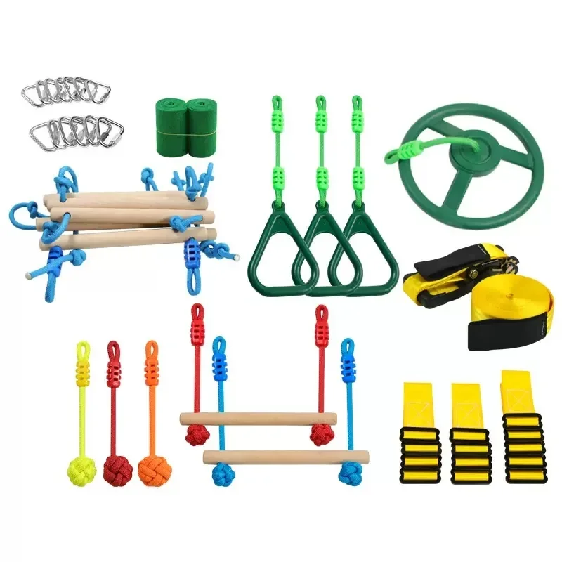 

Professional Ninja Training Rig - Professional Steel Obstacle Course System