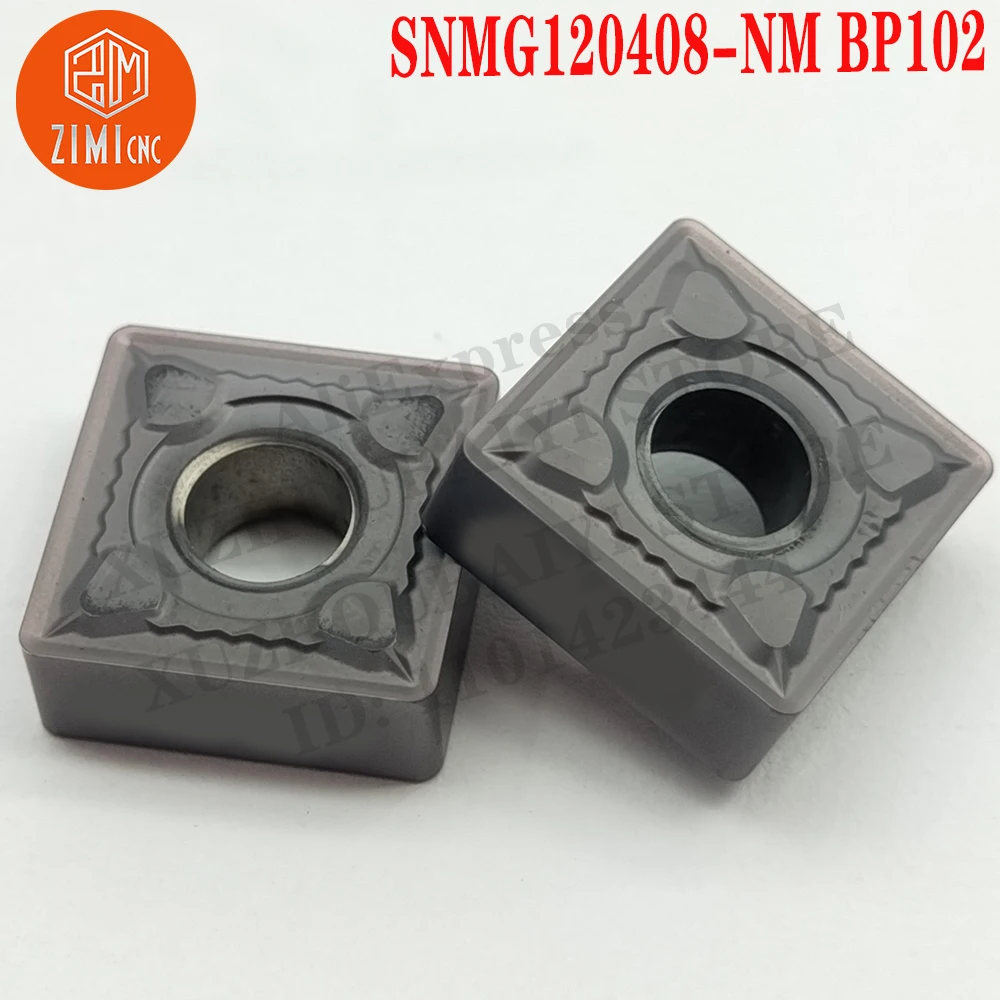 

SNMG120408-NM BP102 SNMG 120408 External carbide CNC tools mechanical metal lathe Milling Cutter Carbide Inserts Turning Inserts