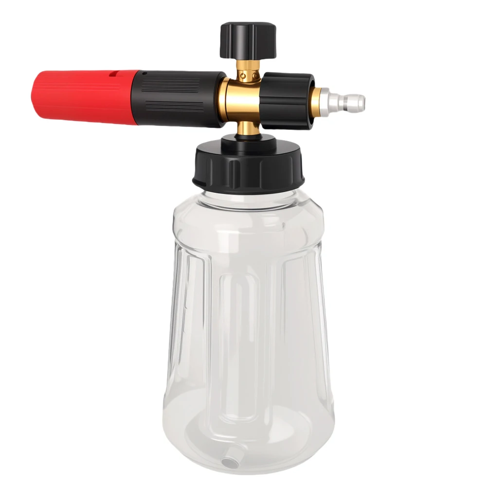 

Адаптер для распылителя пены 26*19,5 см, совместимый с быстросъемным адаптером 1 4, простой в использовании, прозрачная бутылка, обновленный адаптер