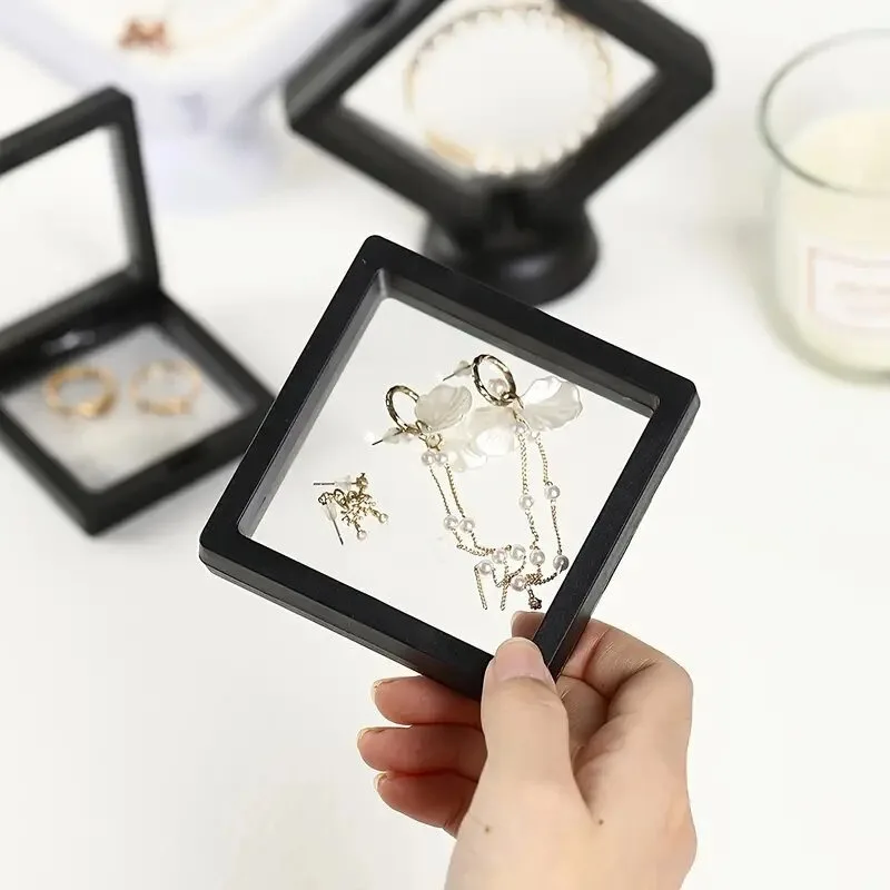 10/20/30PCS PE Transparent Film Jewelry Boxes Fashionable Dust-Proof Jewelry Boxes Multifunctional Reusable Jewelry Earrings ﻿
