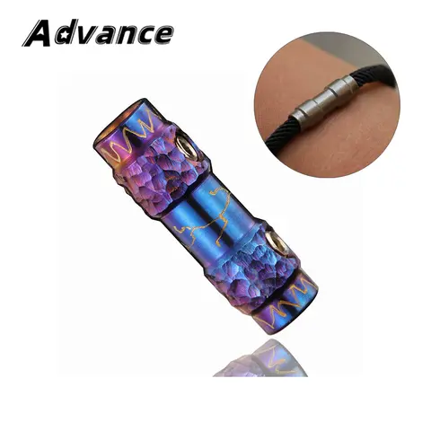 DIY Paracord Rope Connection Rope Bracelet Buckle Connect Titanium Bead Multifunctional Small Accessories