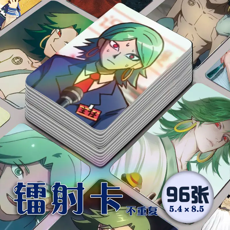 

96 Pc/set Scissor Seven: Redtooth Manga Laser Lomo Card Album Comic Characters Photo card Fans Collection Cards