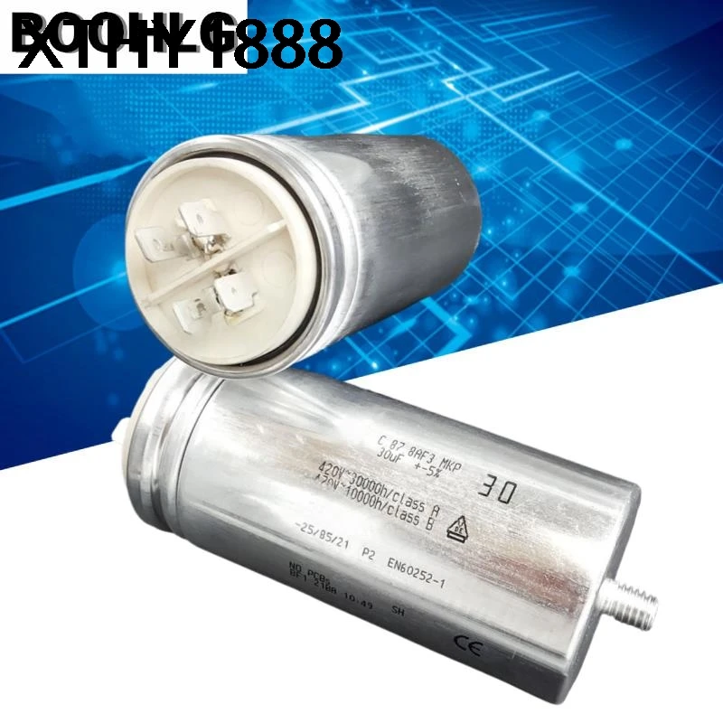 1PCS C.87.8AF3 MKP 420V  30uF 470V fan motor start-up and running capacitor