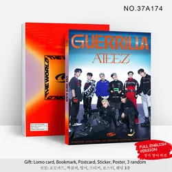 1pcs/set KPOP ATEEZ NEW THE WORLD EP PARADIGM Album HD High Quality Double Side Printed Photo Card Fans Collection Gift