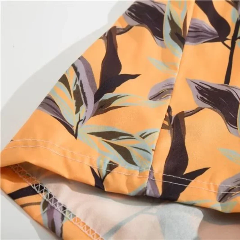 กางเกงขาสั้นผู้ชายBreathable Chic Soft All-Matchฤดูร้อนHoliday Retroสไตล์อเมริกันยอดนิยมกางเกงขายร้อนหล่อเสื้อผ้า