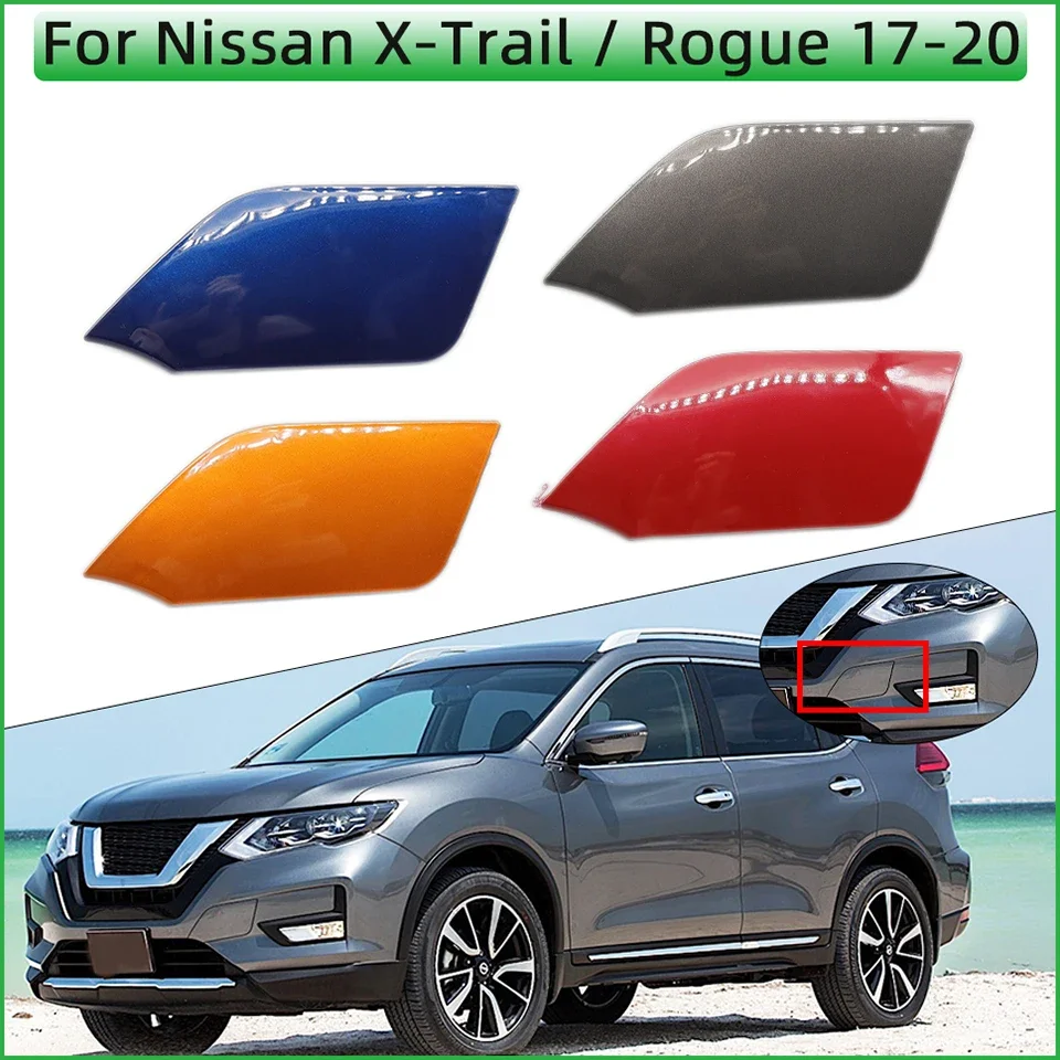 Auto Parts For Nissan X-Trail XTtrail Rogue T32 2017 2018 2019 2020 Front Bumper Tow Hook Eye Cover Lid Towing Hauling Cap Trim