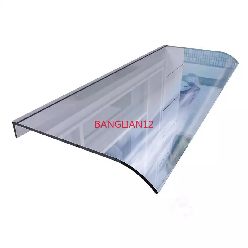 Transparent invisible bracket-free canopy, thickened eaves, balcony rain cover