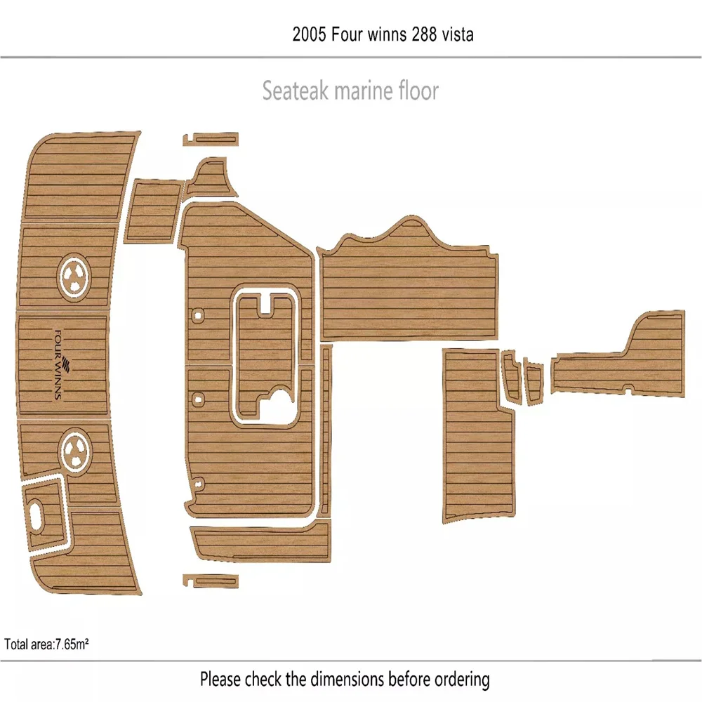 

Платформа для плавания с кабиной Vista 2005 Four winns 288, 1/4 дюйма, 6 мм, EVA, искусственный Тиковый настил, SeaDek, маринемат, Gatorstep, стильный самоклеящийся