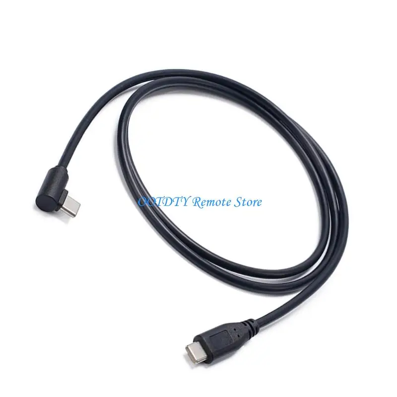 90 градусов USB C Кабель 60 Вт быстрая зарядная линия подходит для одновременной доставки питания и передачи данных на