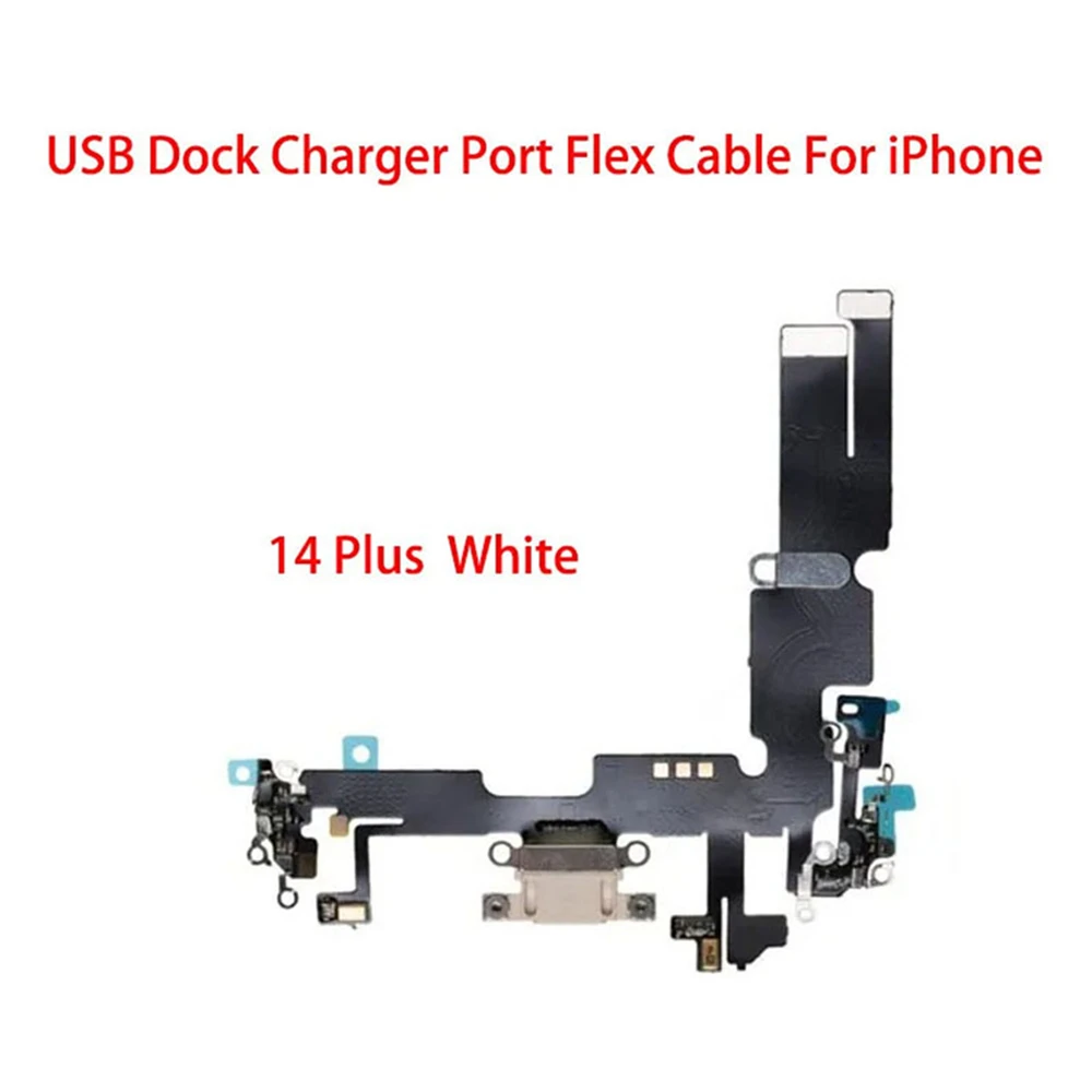 USB充電コネクタテールプラグ、iPhone 14、14プラス用fpcケーブルトランスミッター修理部品、交換、1個