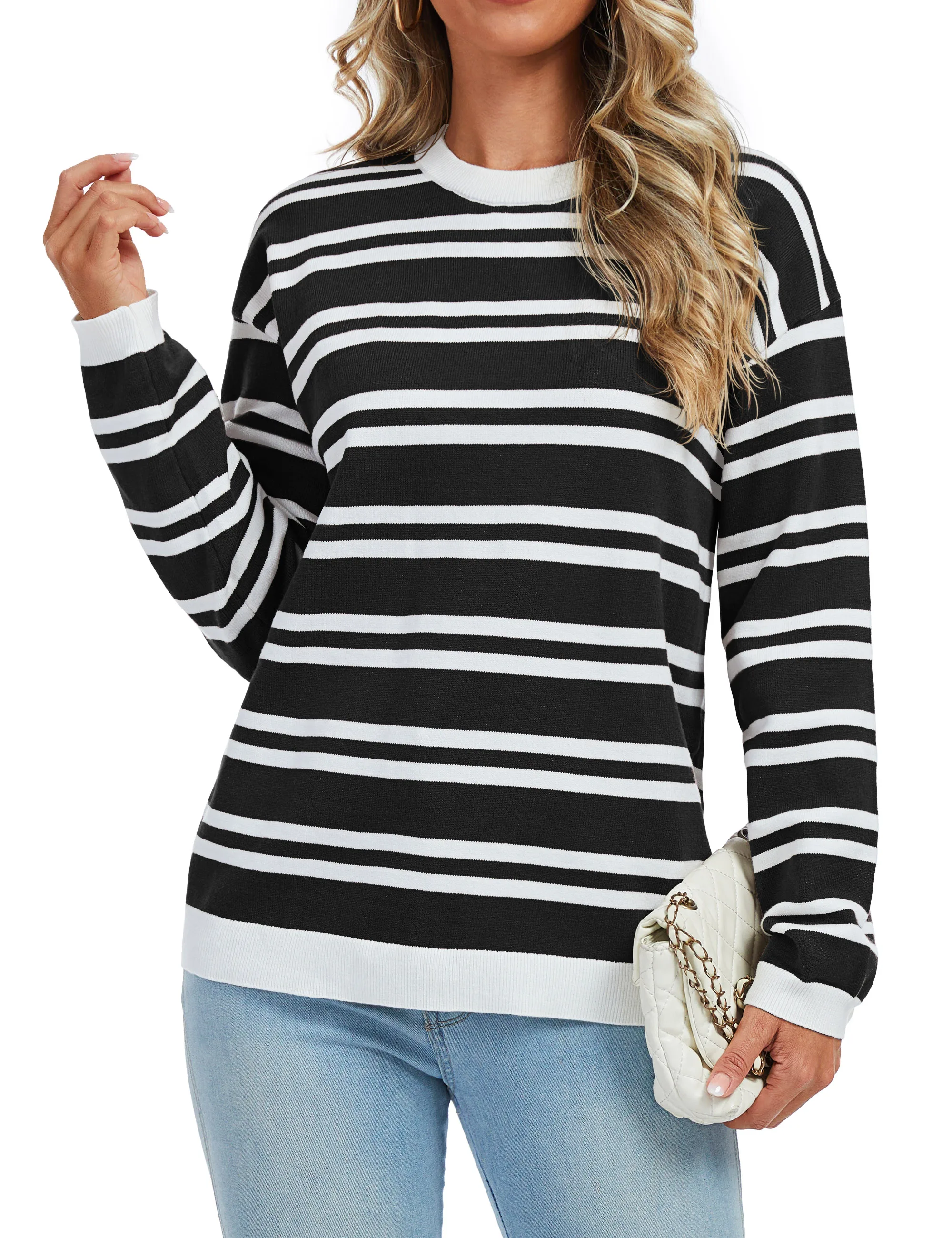 Black striped White