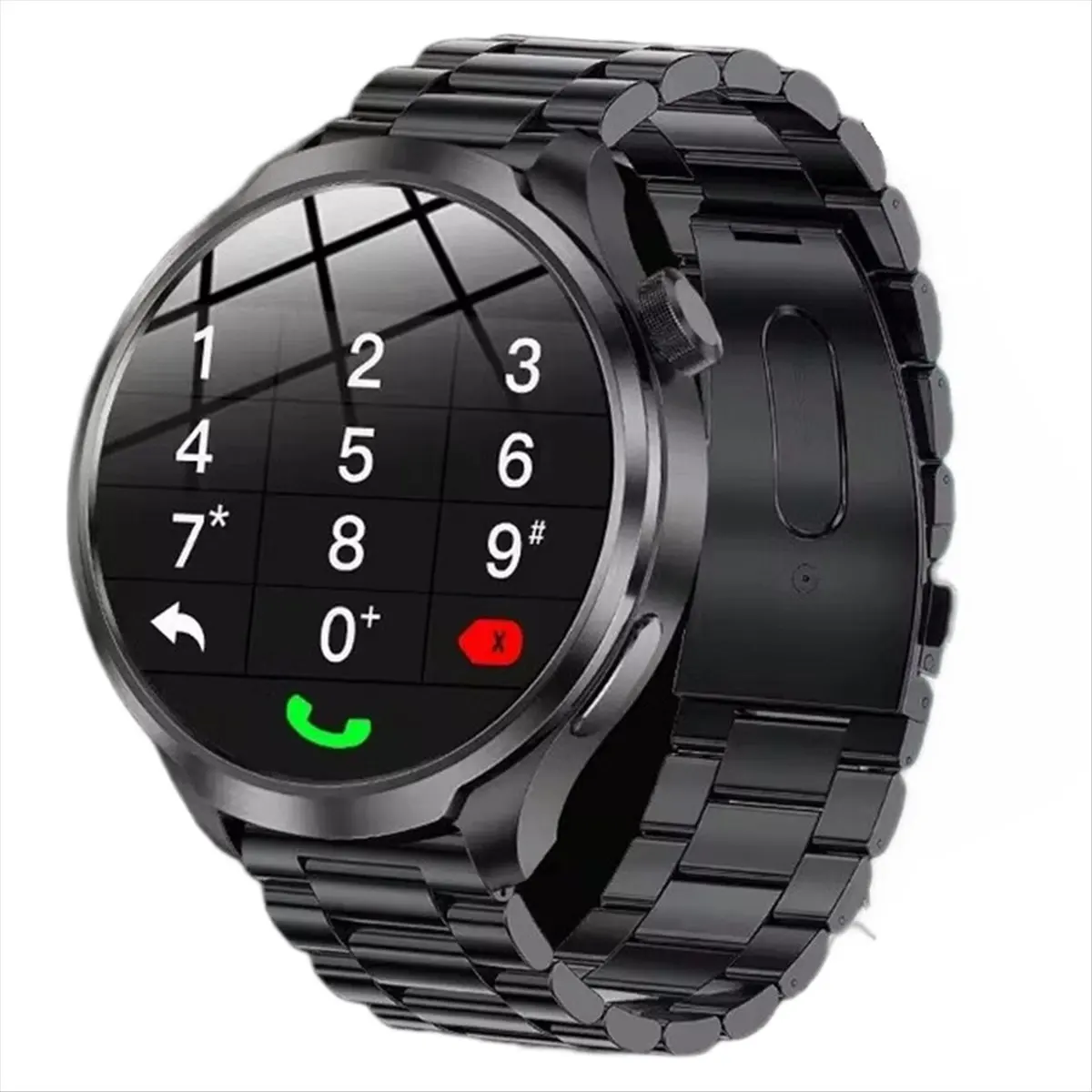 A64K 1.85-Inch Ultra HD Smart Watch NFC GPS Track Bluetooth Call Compass Heart Rate Sports Fitness Smartwatch