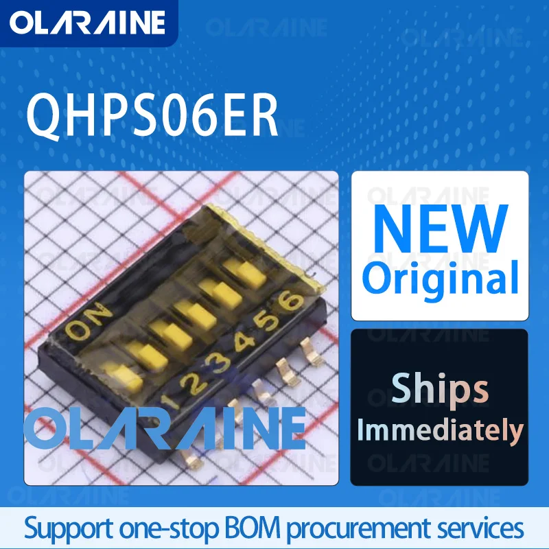 

10/50/100Pcs QHPS06ER Original IC chip DIP Switches/ SIP Switches