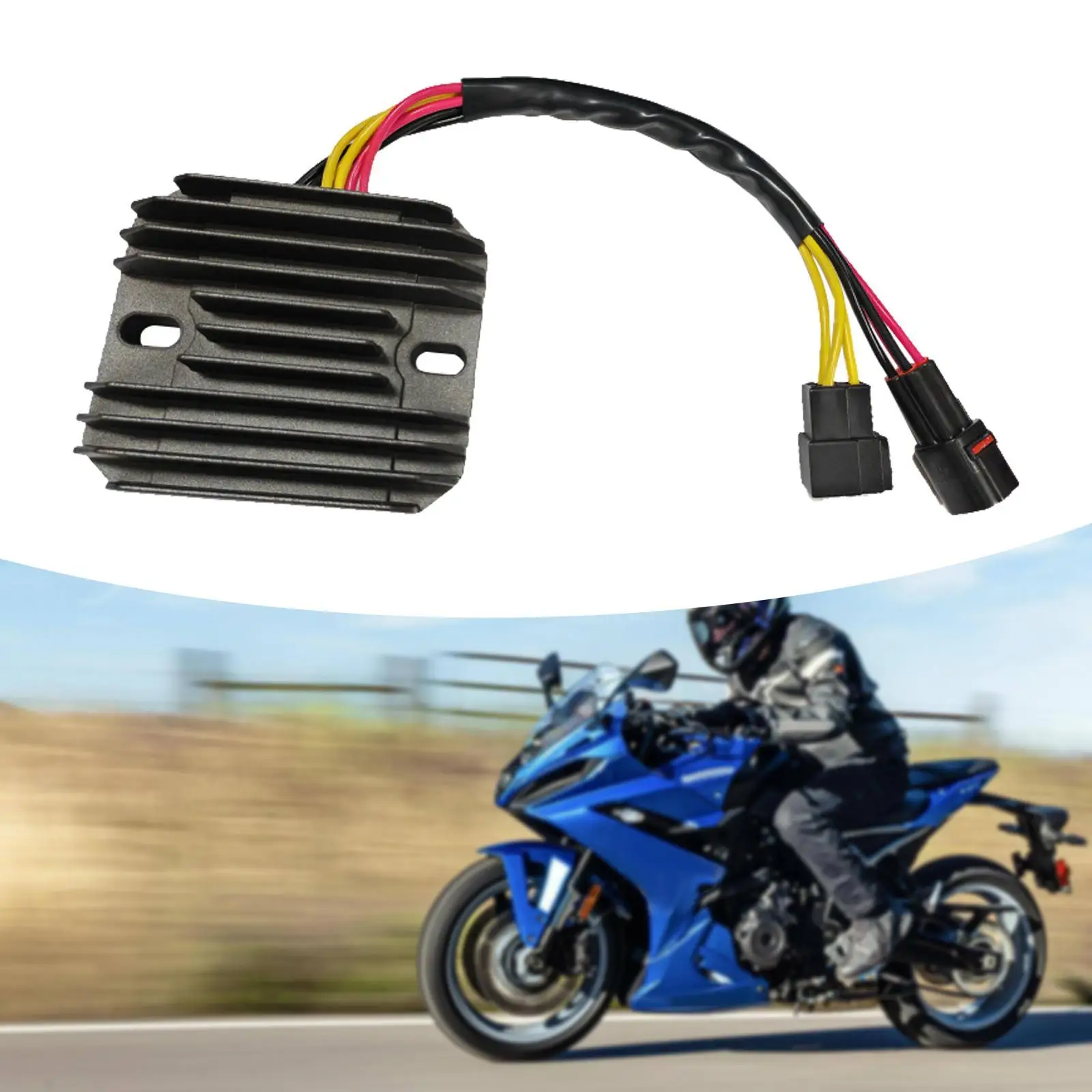 

Voltage Rectifier Regulator Metal Assembly for Suzuki GSX1300 B-king ATV Lt-a700x King Quad 4x4 Gsxr600 Gsf1250S Bandit/ABS