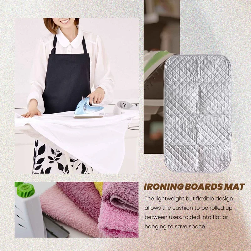 Thickened High Temperature Resistant Non-Slip Ironing Iron Pad Laundry Mat Ironing Boards Mat