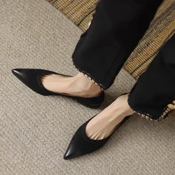 Summer Fashion New Solid Color Stiletto Comfortable Banquet Shallow Casual Sexy Pointed Toe Women's High Heels Zapatos De Mujer