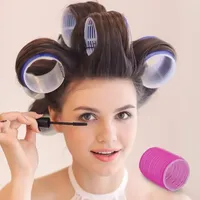 Hair Rollers Self Grip Hook Hair Curlers Heatless Roller Salon Dressing Curlers Jumbo Size Sticky Hair Styling Tools