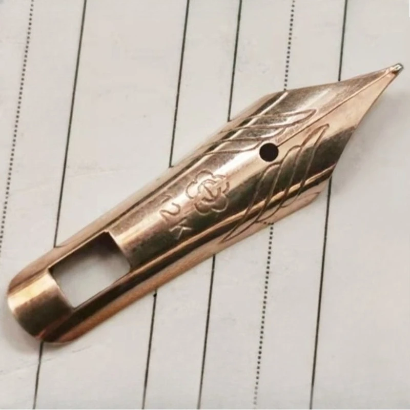 Hero Wingsung 14K Gold Fountain Pen Nib 12K Tip Original Ink Pen Accessories Office Writing Fountain Pens Hooded Nib Replacement