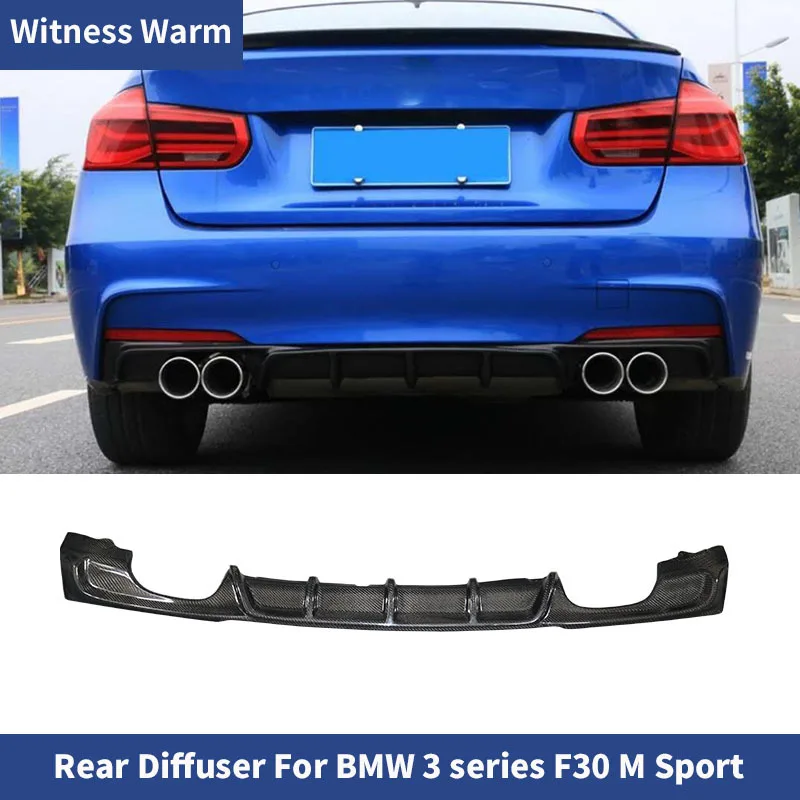 Rear Diffuser Bumper Spoiler Lip for Bmw F30 Sedan 2012-2018 320i 325i 330i 335i with m Sport Edition Back Lip