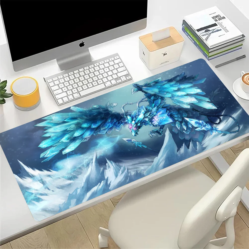 Grande League of Legends Anivia Gaming Mouse Pad, Mousepad, PC Gamer, Computador, Escritório, XXL, Tapete de Teclado Portátil, Desk Pad