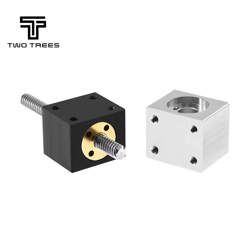 T8 Trapezoidal Nuts Lead Screw Housing Mounting Bracket Aluminum BlockT8 Screw Nut Conversion Seat 3D Printers Parts